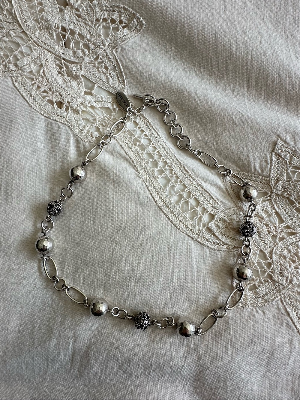 Lois Hill Handcrafted 925 Silver Choker
